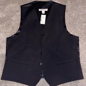 Mens Pronto Uomo Black Button Vest M